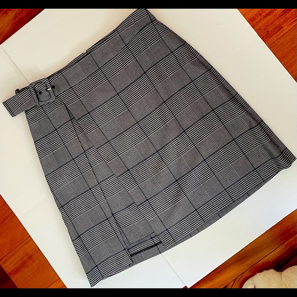 CLUB MONACO Borrem Plaid Skirt